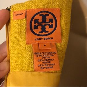 Tory Burch mustard dress